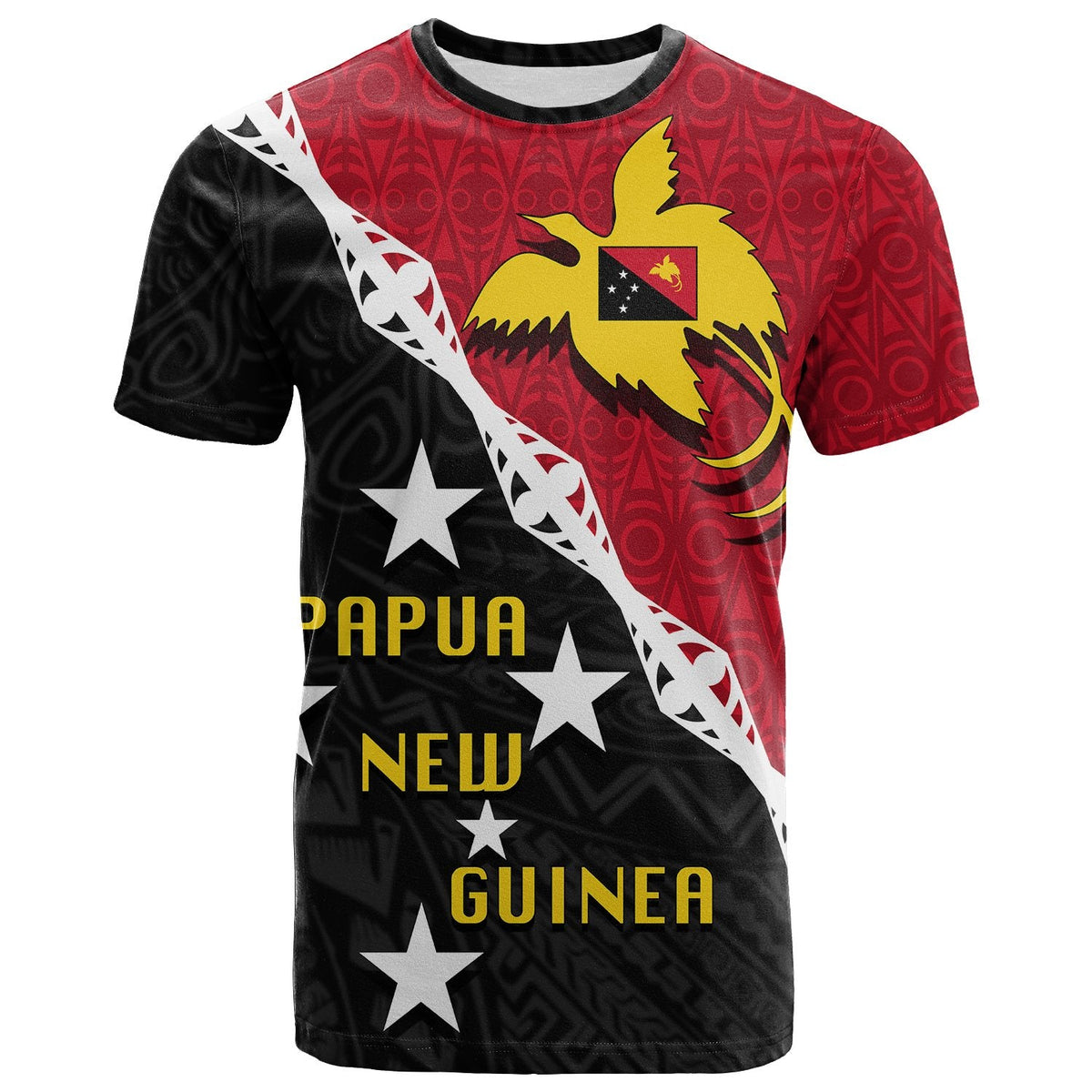 Custom Papua New Guinea T Shirt Patterns Of Papua LT20 - Wonder Print Shop