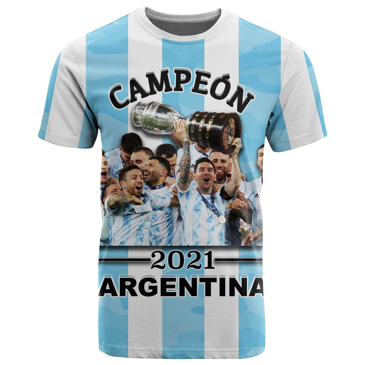 Argentina Champion 2021 Teammate T Shirt LT20 - Wonder Print Shop