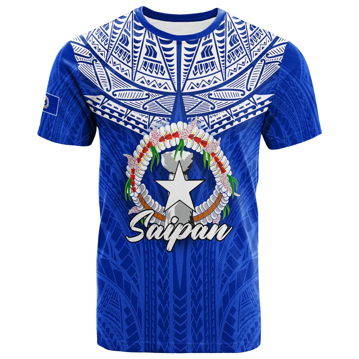 Custom Northern Mariana Islands T Shirt Saipan LT12 - Wonder Print Shop