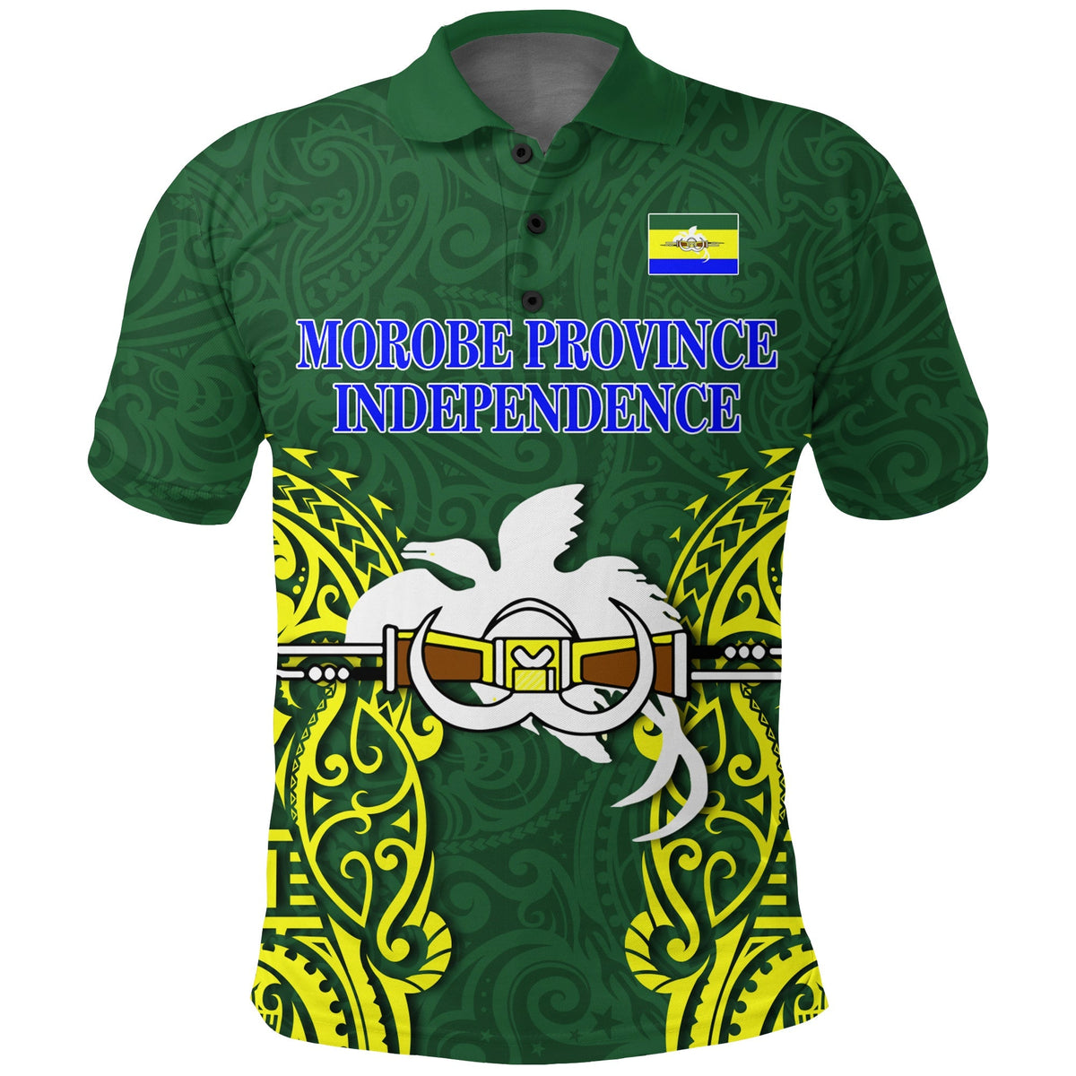 Papua New Guinea Morobe Province Independence Pride Polo Shirt LT12 - Wonder Print Shop