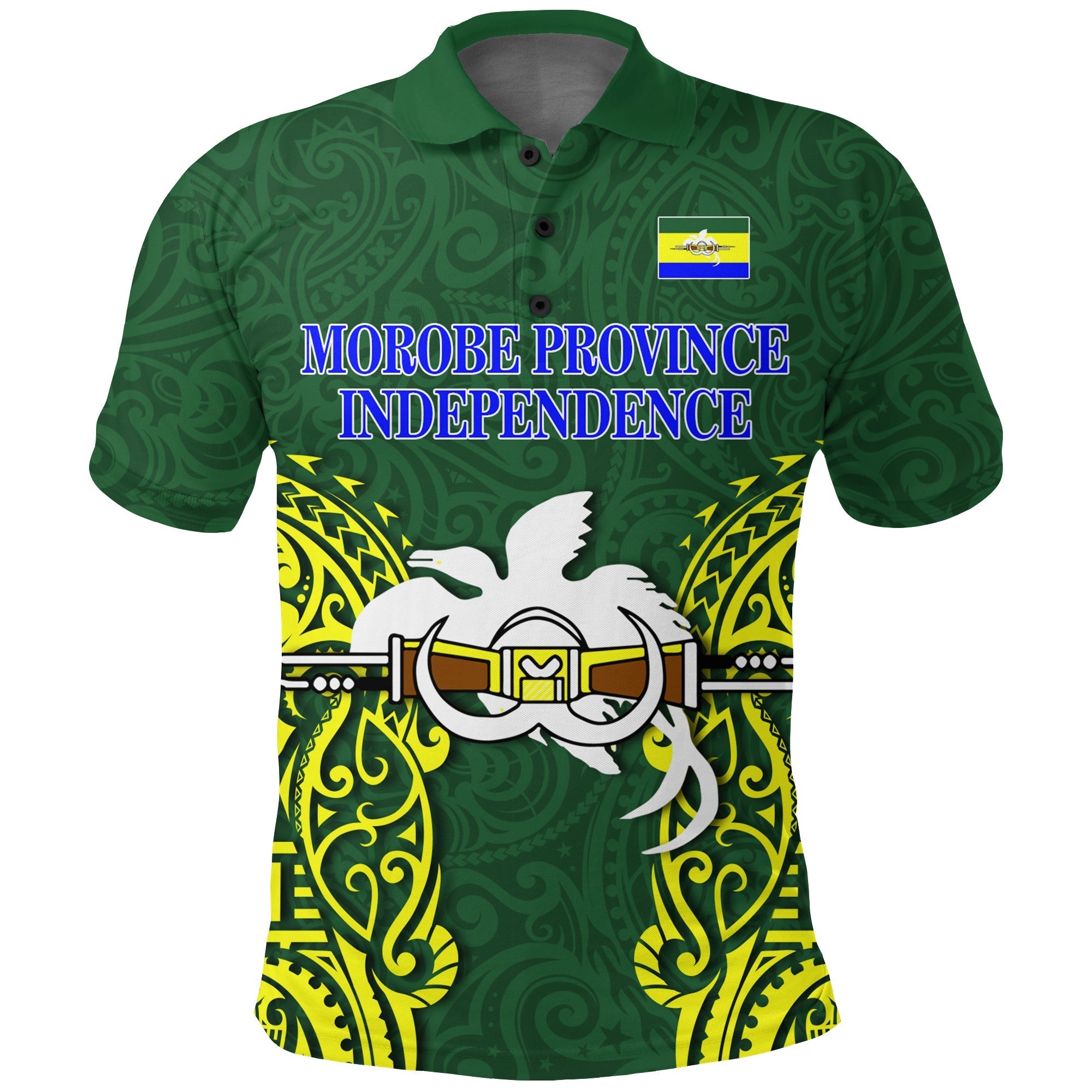 Papua New Guinea Morobe Province Independence Pride Polo Shirt LT12 - Wonder Print Shop