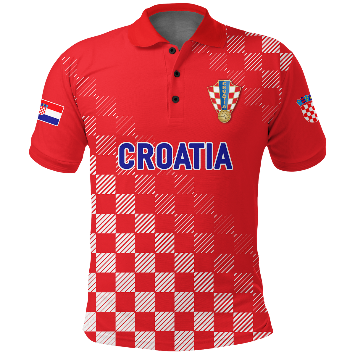 Custom Croatia Polo Shirt Football 2022 Champions Pride Red LT12 - Wonder Print Shop