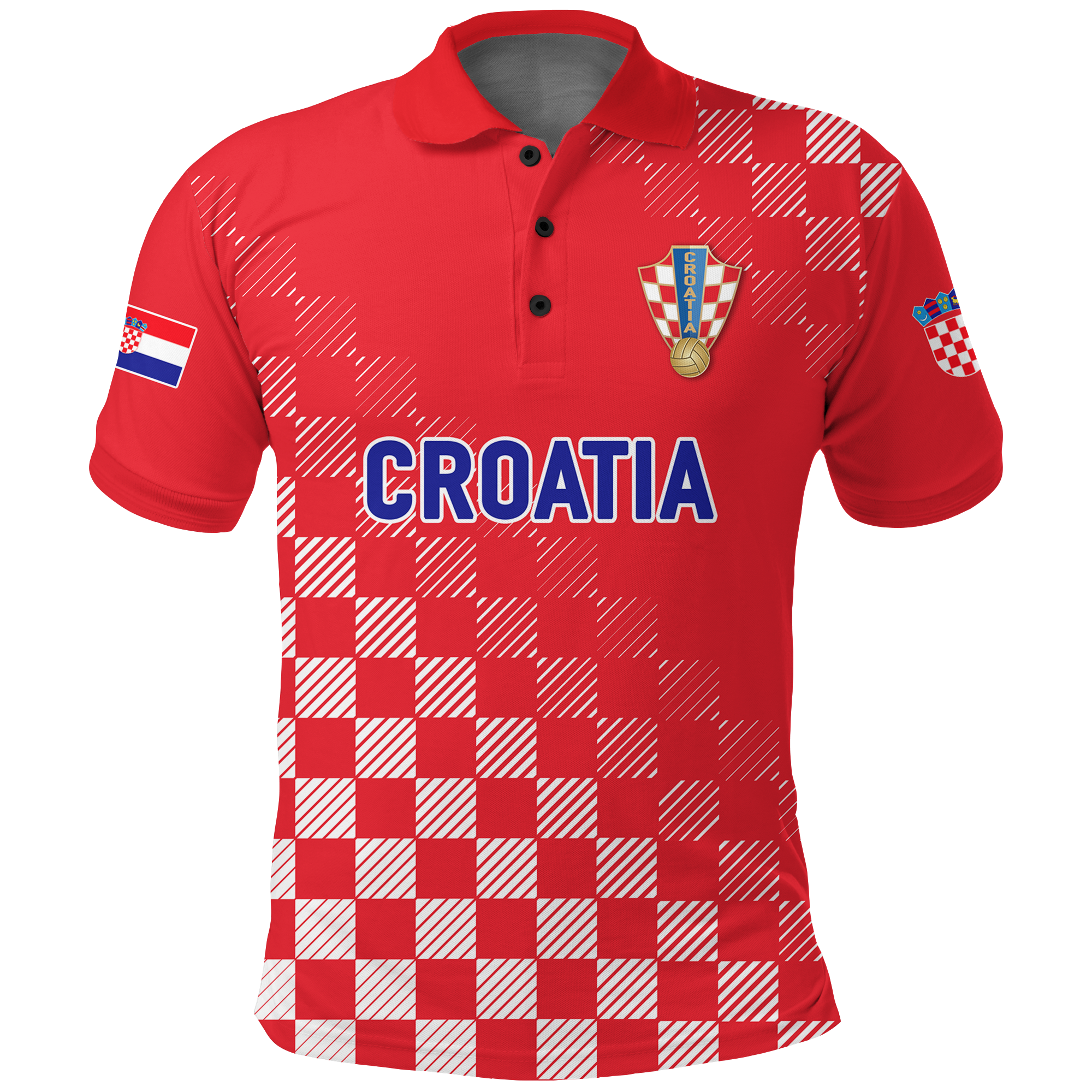 Custom Croatia Polo Shirt Football 2022 Champions Pride Red LT12 - Wonder Print Shop