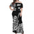 Hawaii Matching Hawaiian Shirt And Dress Polynesia Black Ukulele Flowers LT13 - Wonder Print Shop