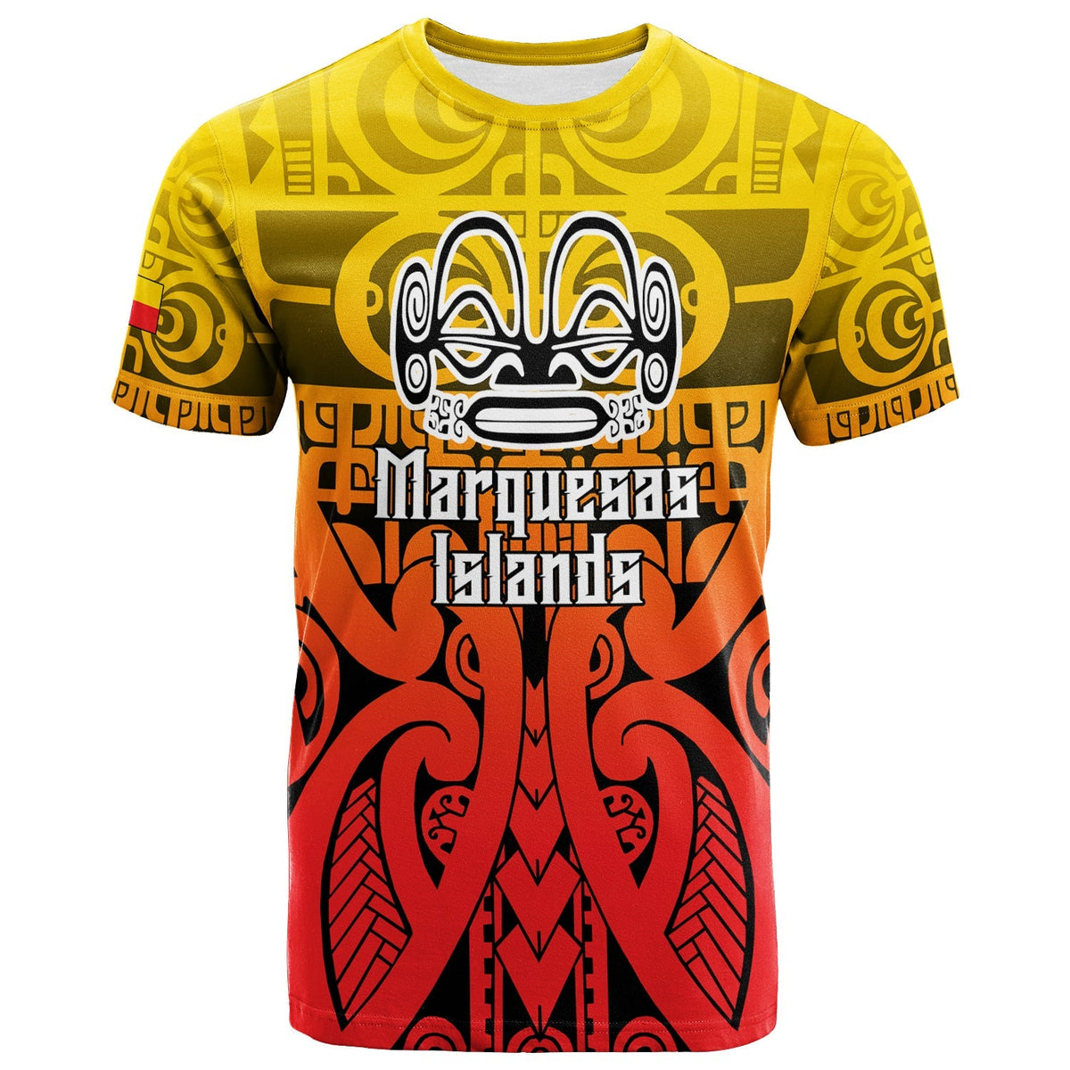 Marquesas Islands Marquesan Tattoo T Shirt LT12 - Wonder Print Shop