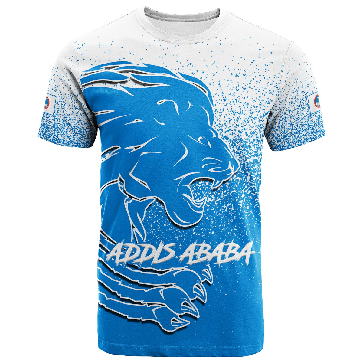 Addis Ababa Lion Legend Ethiopia T Shirt LT12 - Wonder Print Shop