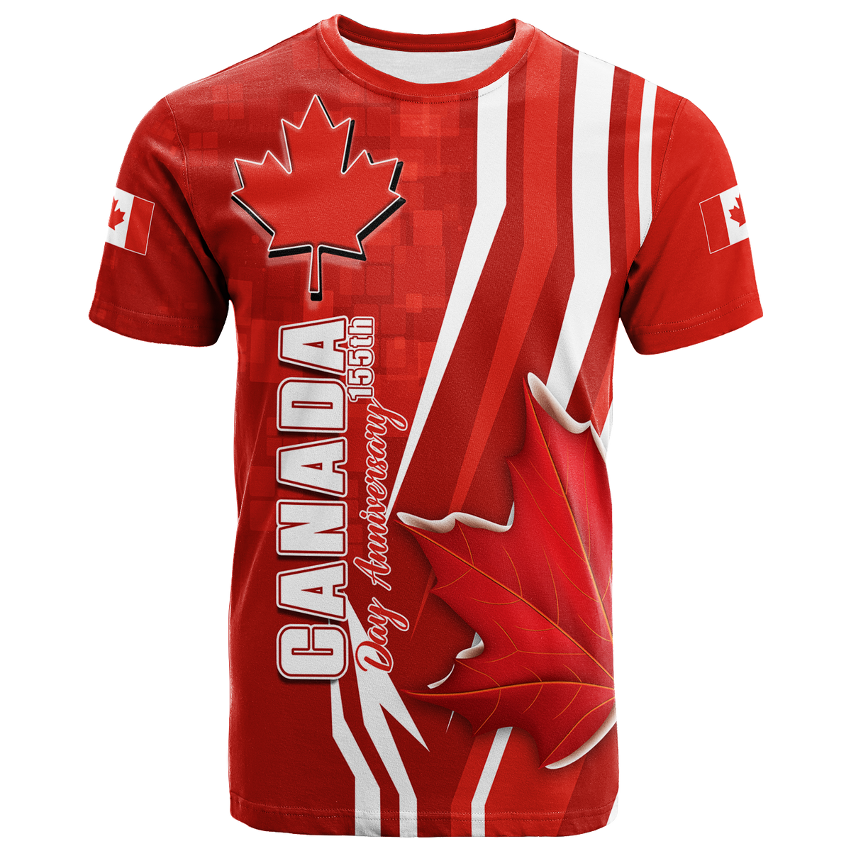 Canada Day Anniversary Pride T Shirt LT12 - Wonder Print Shop