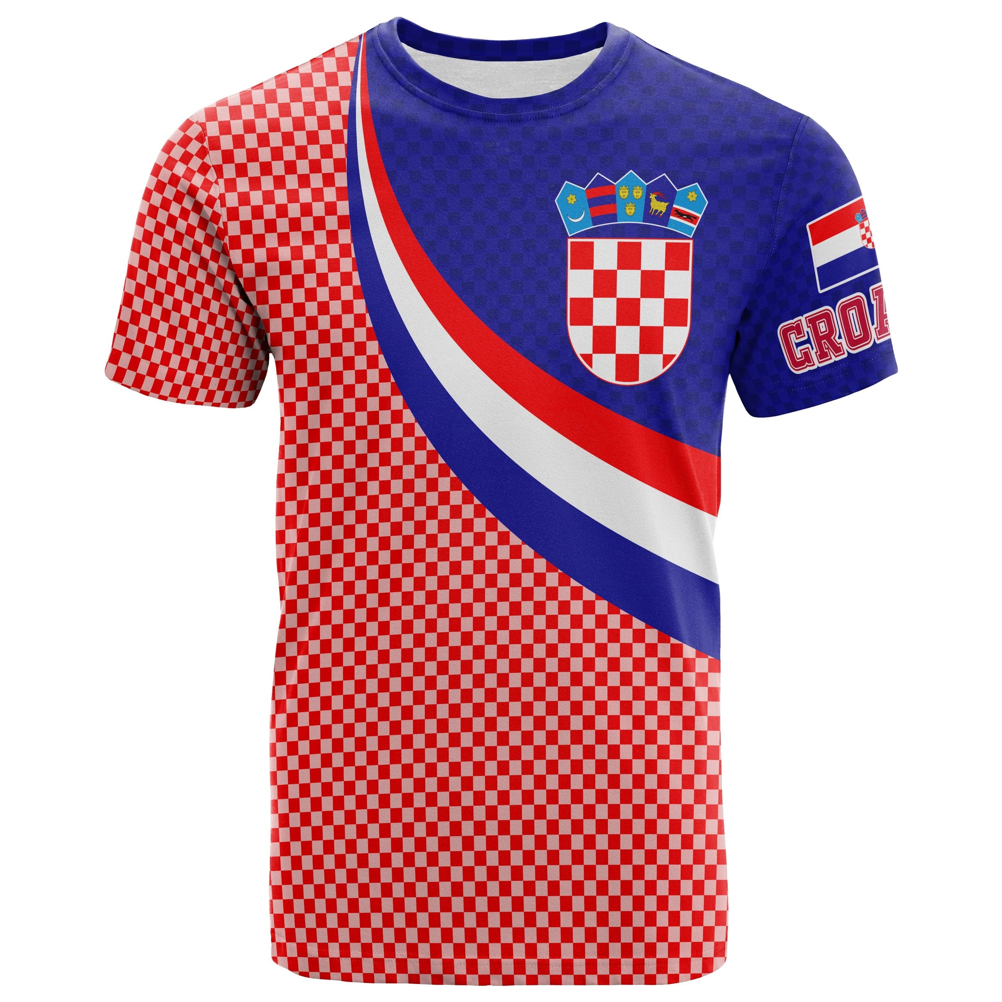croatia-t-shirts-croatia-coat-of-arms-and-flag-color
