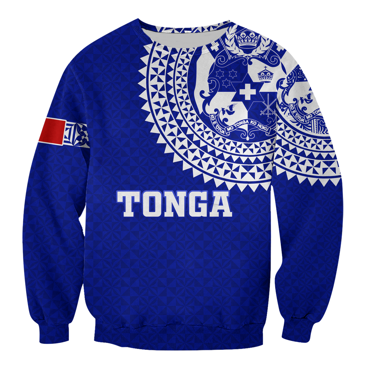 Tonga Sweatshirt Tongan Blue Turtle LT12 - Wonder Print Shop