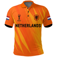 Custom Netherlands Polo Shirt Football 2022 Champions Pride LT12 - Wonder Print Shop
