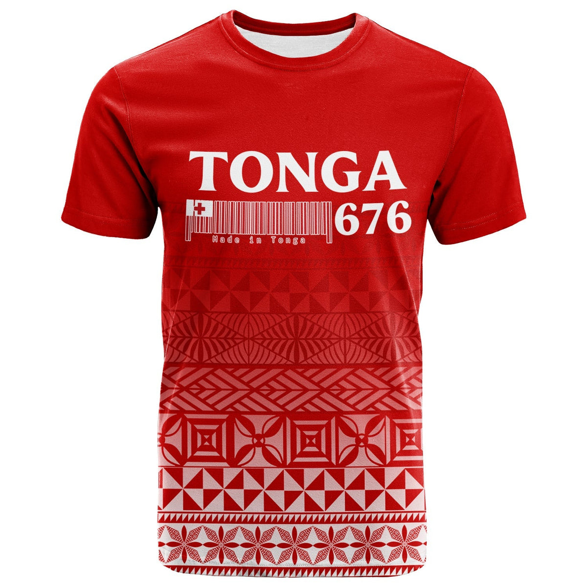 Tonga 676 T Shirt Tongan Pattern LT12 - Wonder Print Shop