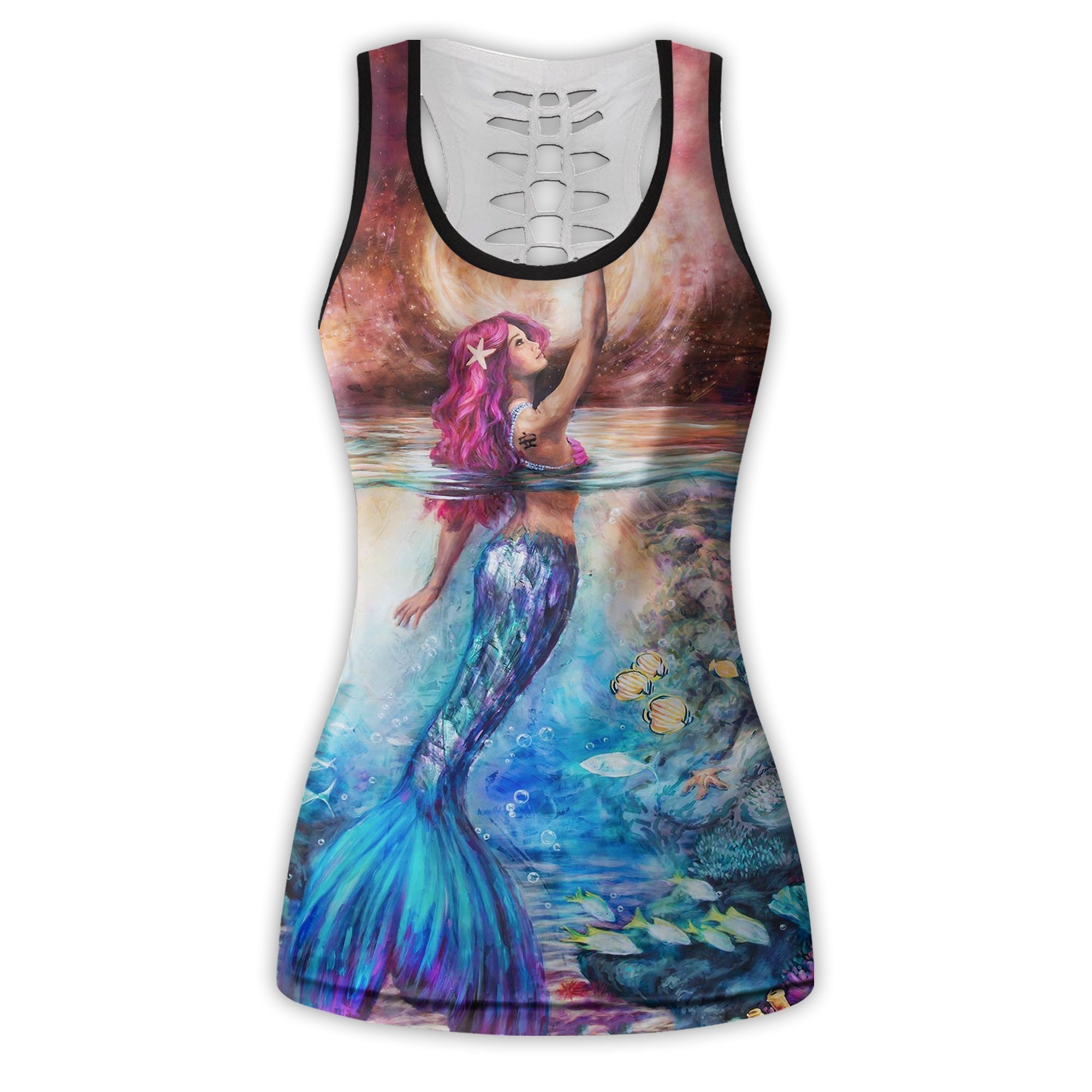 mermaid-beautiful-love-sea-hollow-tank-top