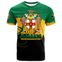 Jamaica 60th Anniversary Independence Day T Shirt LT12 - Wonder Print Shop