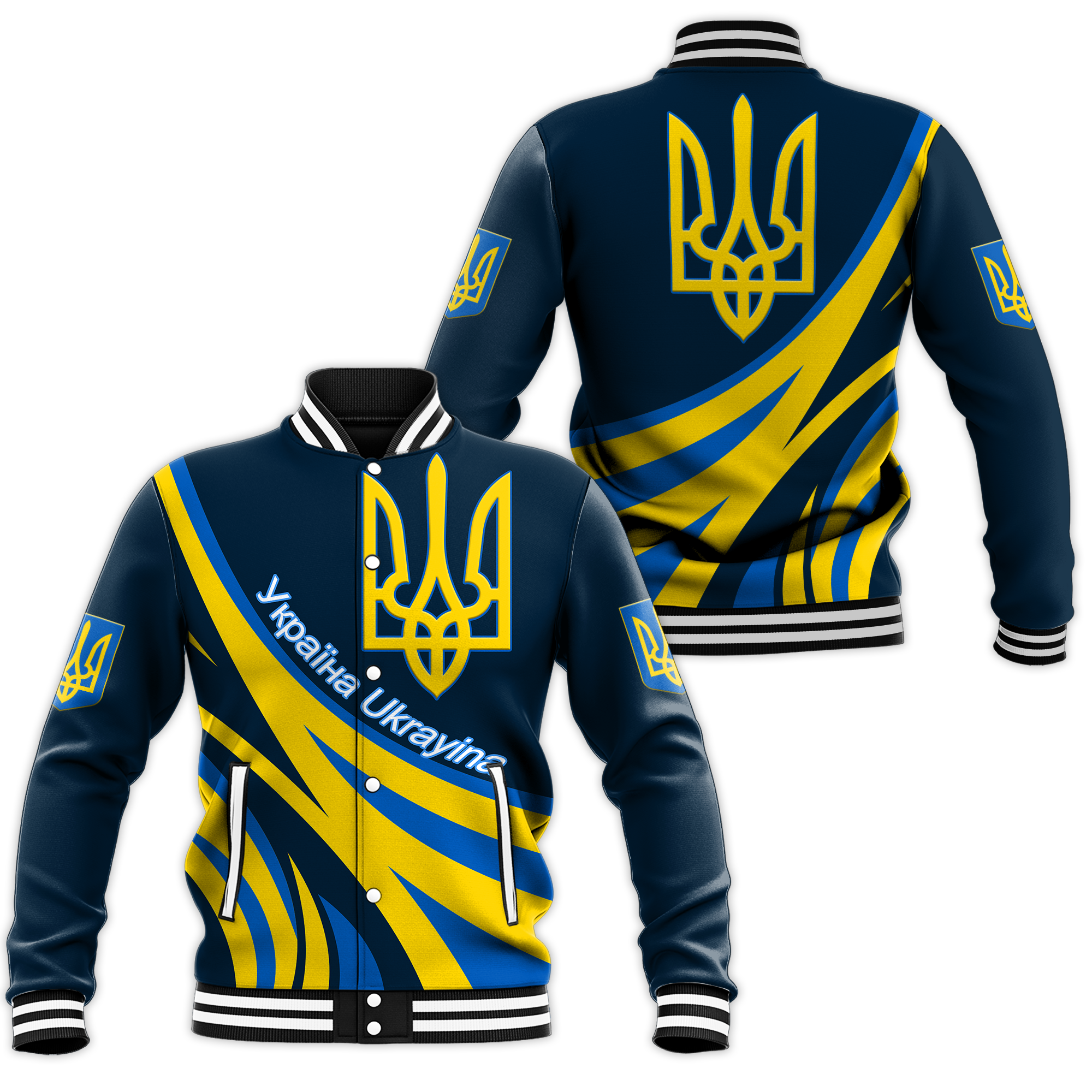 ukraine-gold-trident-baseball-jacket