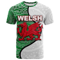 Wales Welsh Dragons T Shirt LT20 - Wonder Print Shop