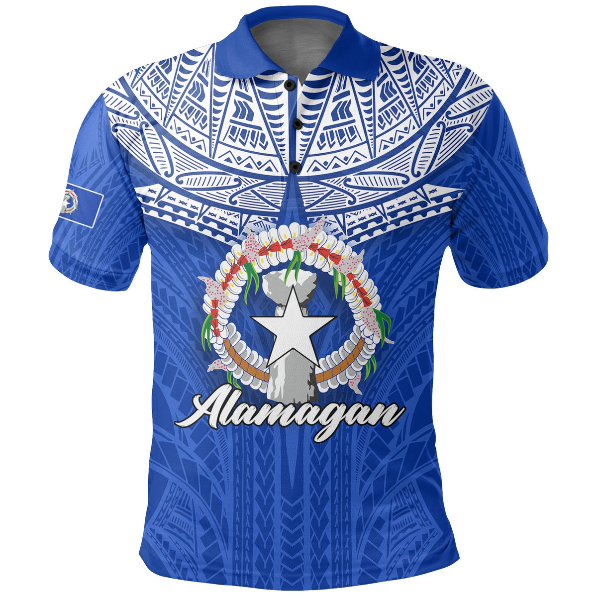 Northern Mariana Islands Alamagan Polo Shirt LT12 - Wonder Print Shop