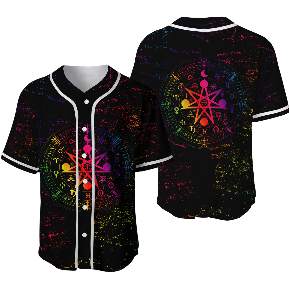 Mystic Wicca Baseball Jersey LT12 - Wonder Print Shop