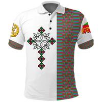 Eritrea Art Cross Polo Shirt LT12 - Wonder Print Shop