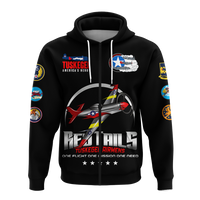 Tuskegee Airmens Red Tails African American Heros Hoodie - LT2 - Wonder Print Shop