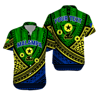 Personalised Vanuatu Malampa Province Tribal Pattern Matching Hawaiian Shirt And Dress LT12 - Wonder Print Shop