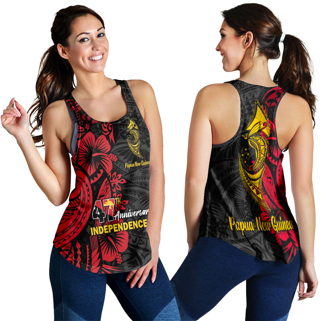 Papua New Guinea 47th Independence Day Bird Of Paradise Women Tank Top LT2 - Wonder Print Shop