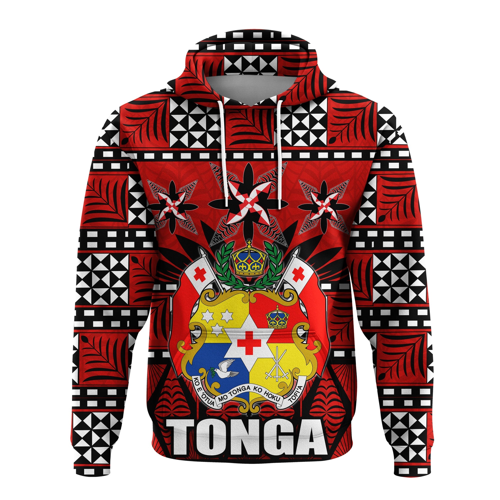 Tonga Hoodie Tongan Patterns LT20 - Wonder Print Shop