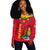 Grenada Women Off Shoulder Sweater - Proud Grenadian LT12 - Wonder Print Shop