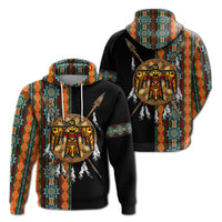 Native American Cherokee Thunderbird Heritage Hoodie LT12 - Wonder Print Shop