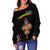 Ethiopia Off Shoulder Sweater - Ethiopian Cross LT13 - Wonder Print Shop