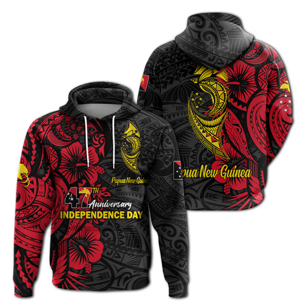 Papua New Guinea 47th Independence Day Bird Of Paradise Hoodie LT2 - Wonder Print Shop