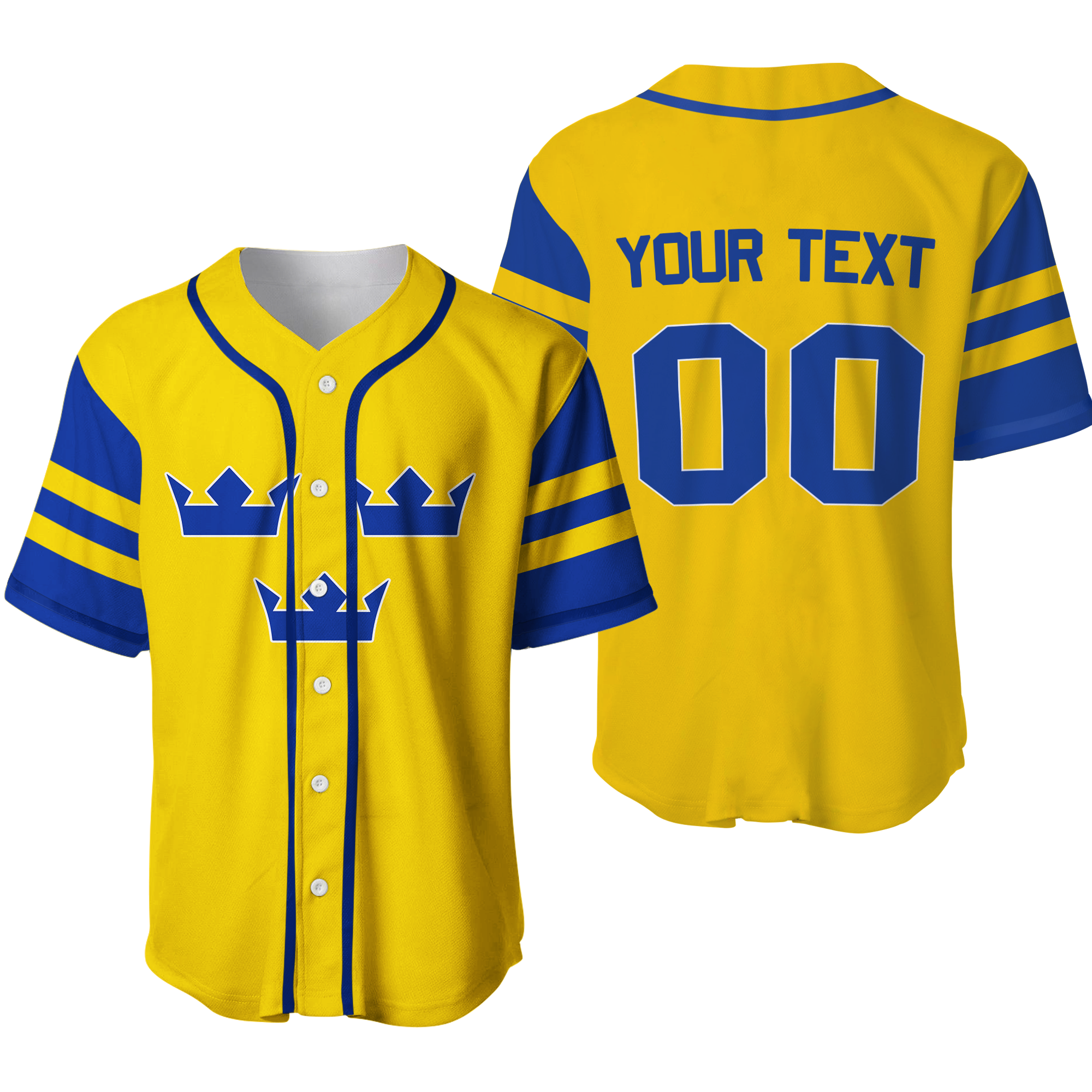 custom-personalised-sweden-hockey-pride-baseball-jersey