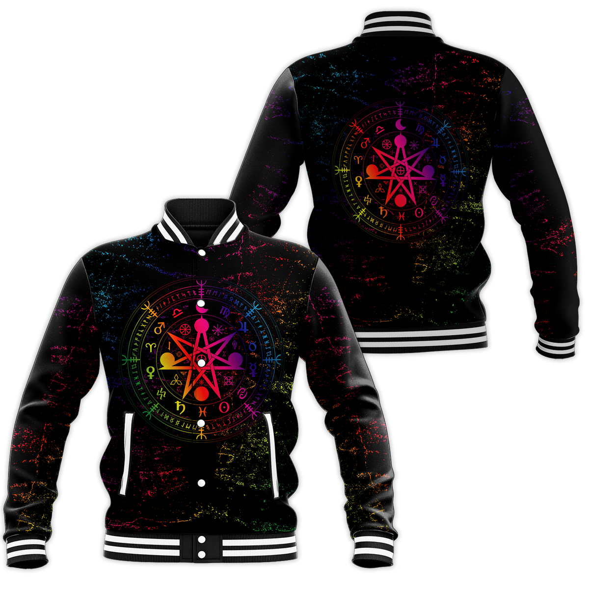 Mystic Wicca Baseball Jacket LT12 - Wonder Print Shop