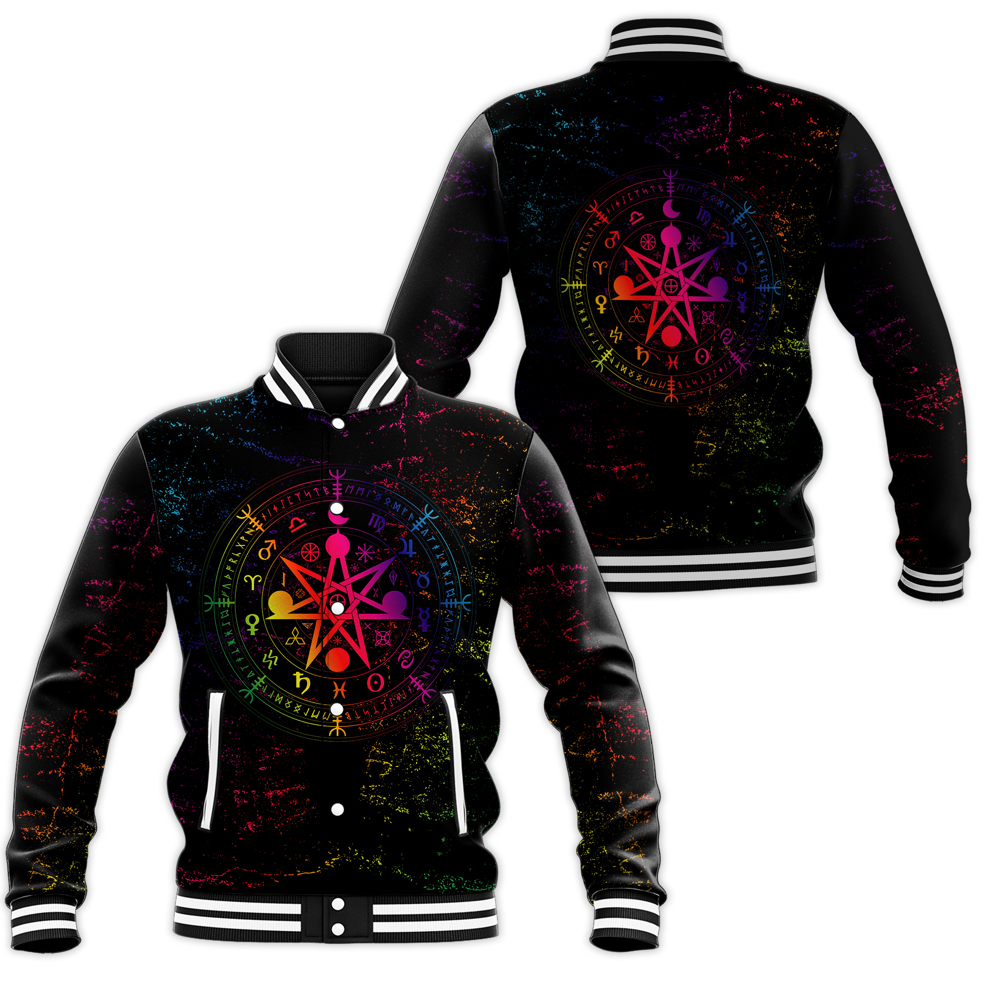 Mystic Wicca Baseball Jacket LT12 - Wonder Print Shop