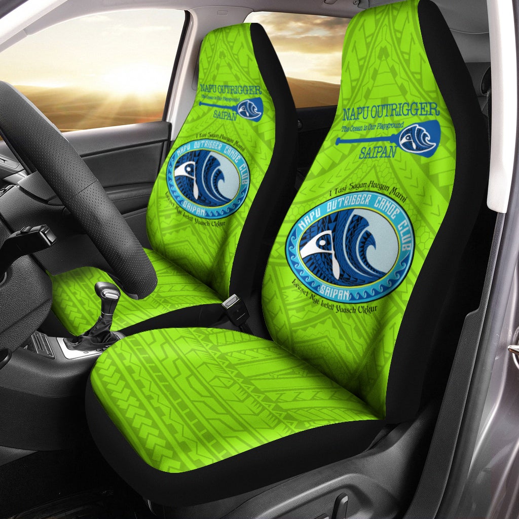 NAPU Outrigger Canoe Club Car Seat Covers LT12 - Wonder Print Shop
