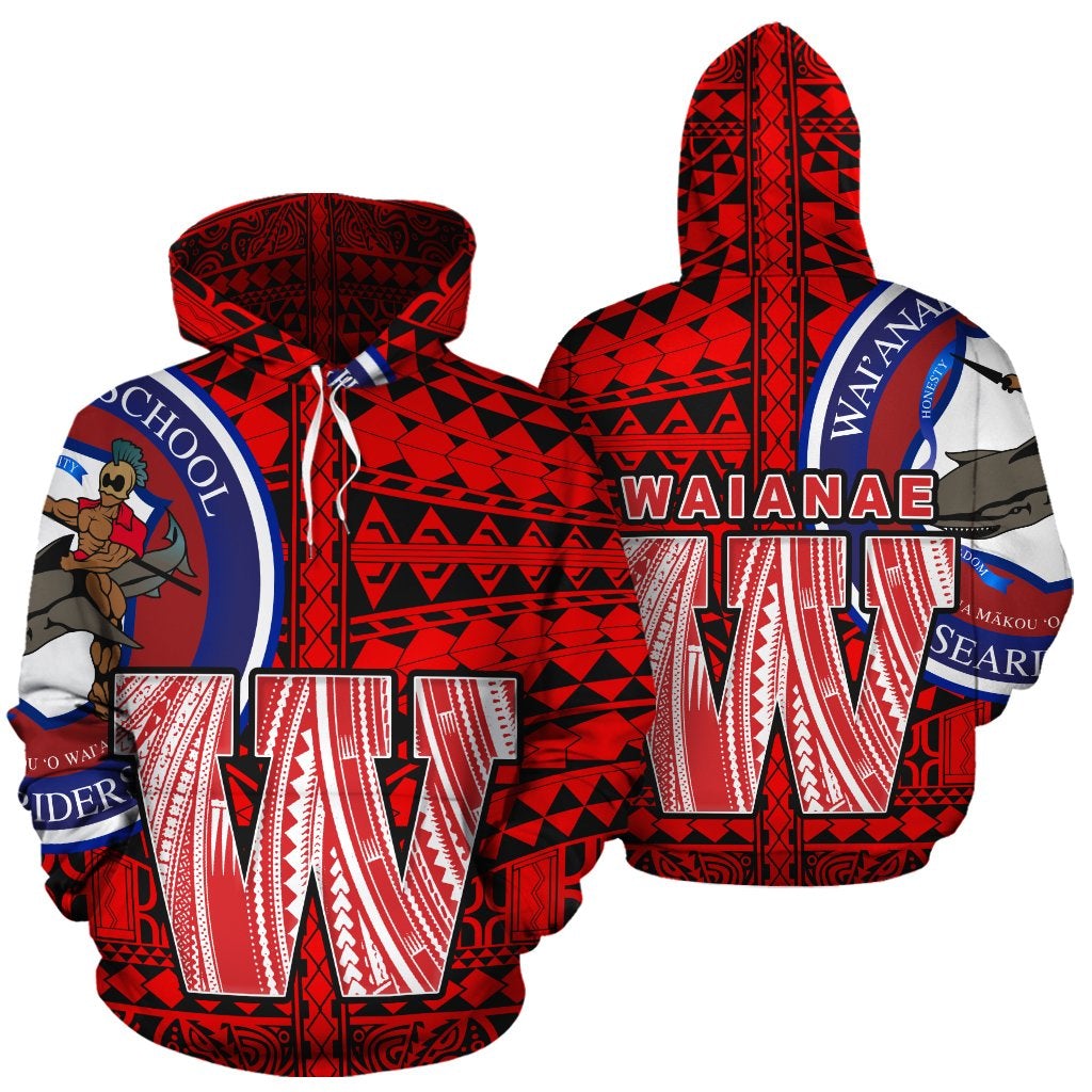 Polynesian Hawaii Hoodie Waianae - Wonder Print Shop
