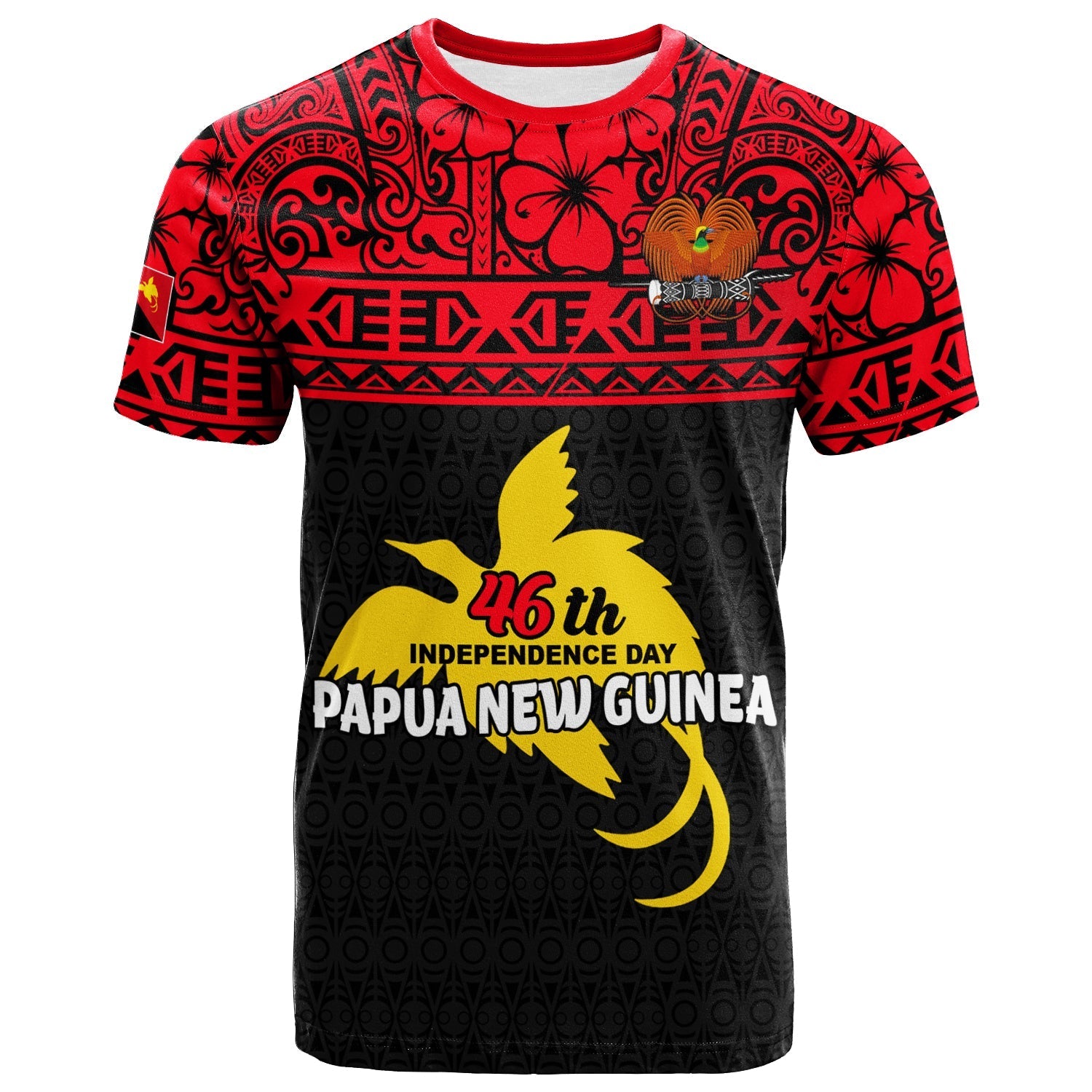 Custom Papua T Shirt New Guinea Independence Day LT12 - Wonder Print Shop
