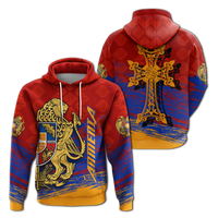 Armenia Hoodie Khachkar Pride LT12 - Wonder Print Shop