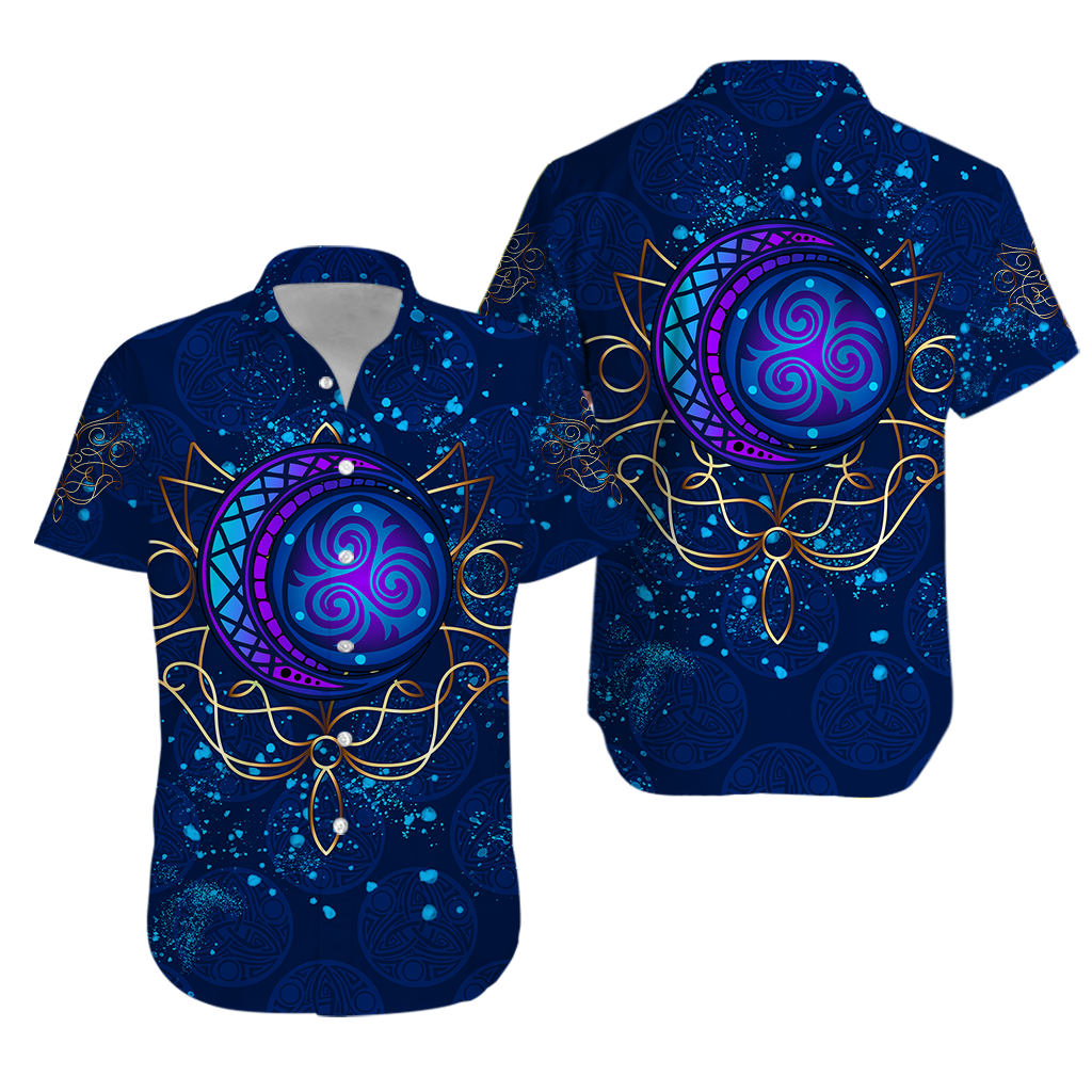 Celtic Moon Elven Style Hawaiian Shirt LT12 - Wonder Print Shop
