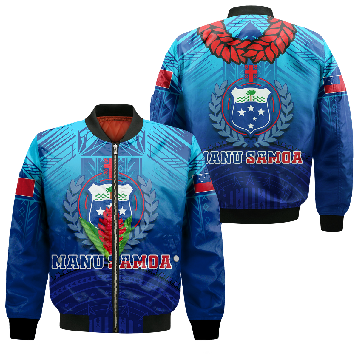 Manu Samoa Legend Bomber Jacket LT12 - Wonder Print Shop