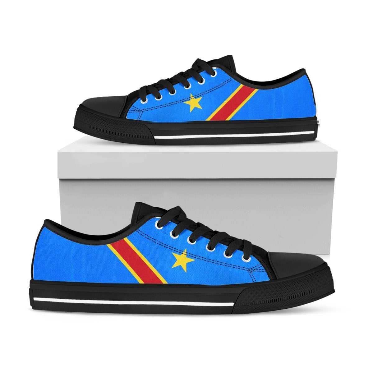 african-footwear-democratic-republic-of-the-congo-flag-low-top-shoe