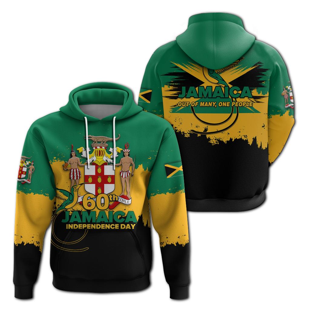 Jamaica 60th Anniversary Independence Day Hoodie LT12 - Wonder Print Shop
