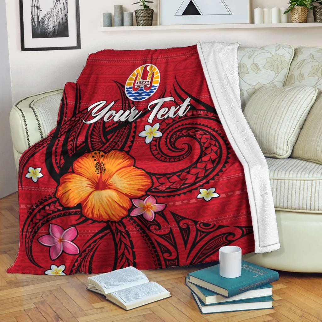 custom-personalised-tahiti-maohi-blanket-hibiscus-with-tribal