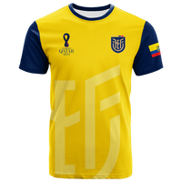Custom Ecuado T Shirt Football 2022 LT2 - Wonder Print Shop