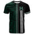 Custom Hawaii Kakau Warrior Football T Shirt LT12 - Wonder Print Shop