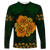 Celtic Disk Ornament Triple Spiral Long Sleeve Shirt LT12 - Wonder Print Shop