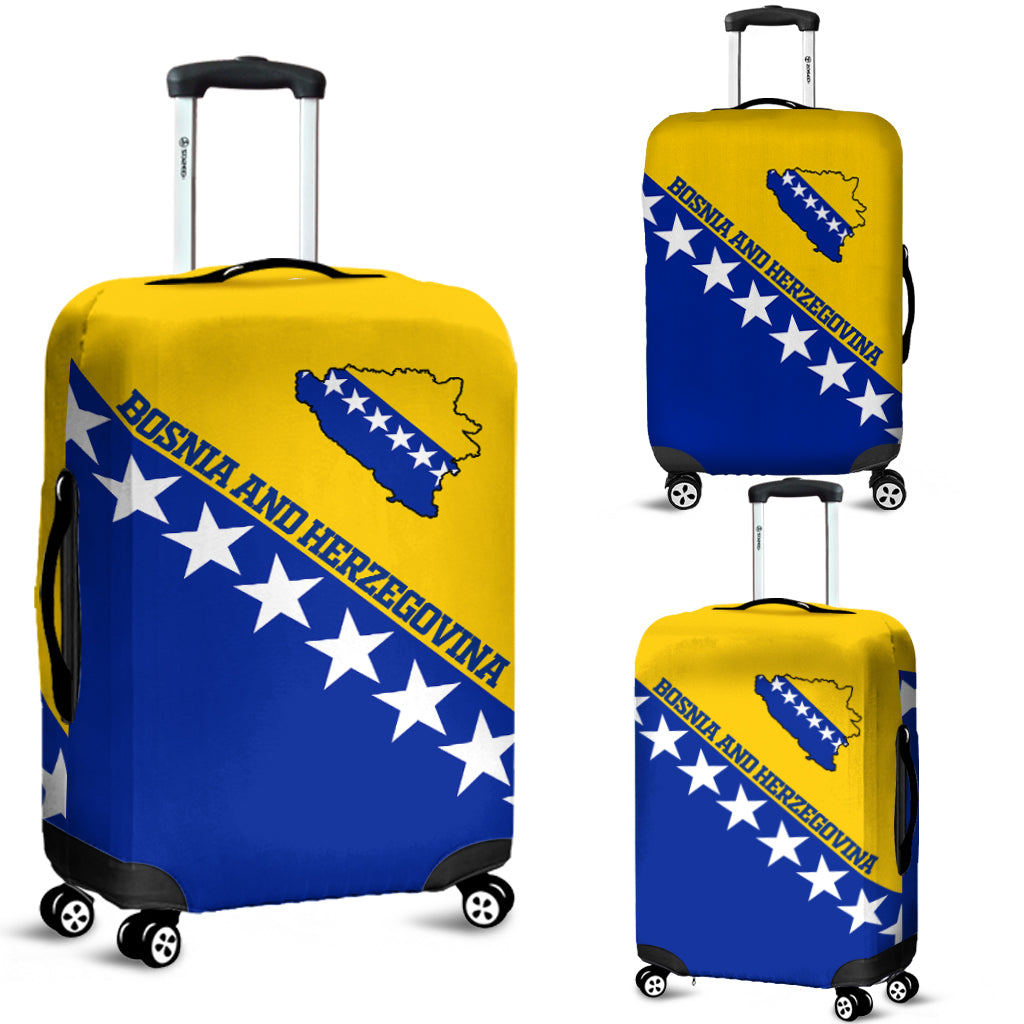 Bosnia and Herzegovina Pride Luggage Covers LT12 - Wonder Print Shop