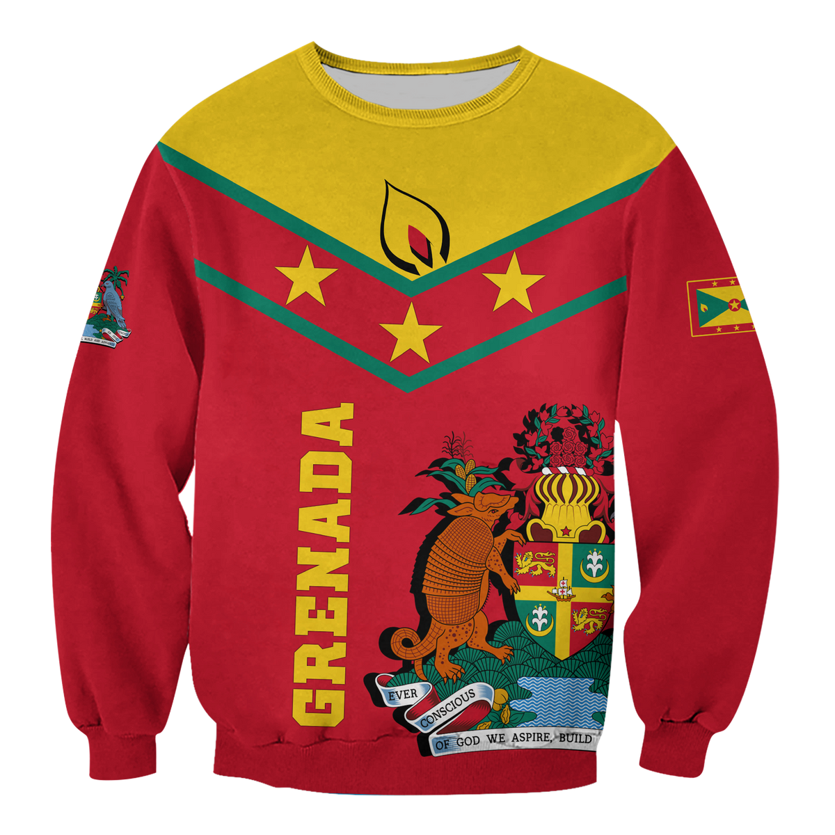 Grenada Sweatshirt - Proud Grenadian LT12 - Wonder Print Shop
