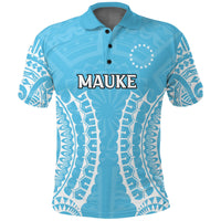Custom Cook Islands Mauke Polo Shirt Tribal Pattern LT12 - Wonder Print Shop