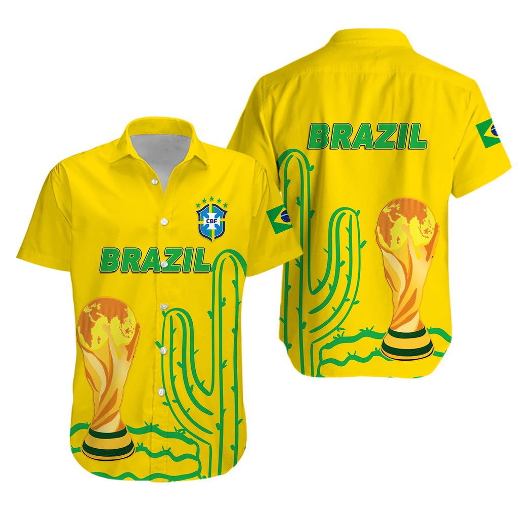 Brazil Champion Football World Cup 2022 Hawaiian Shirt - LT12 - Wonder Print Shop