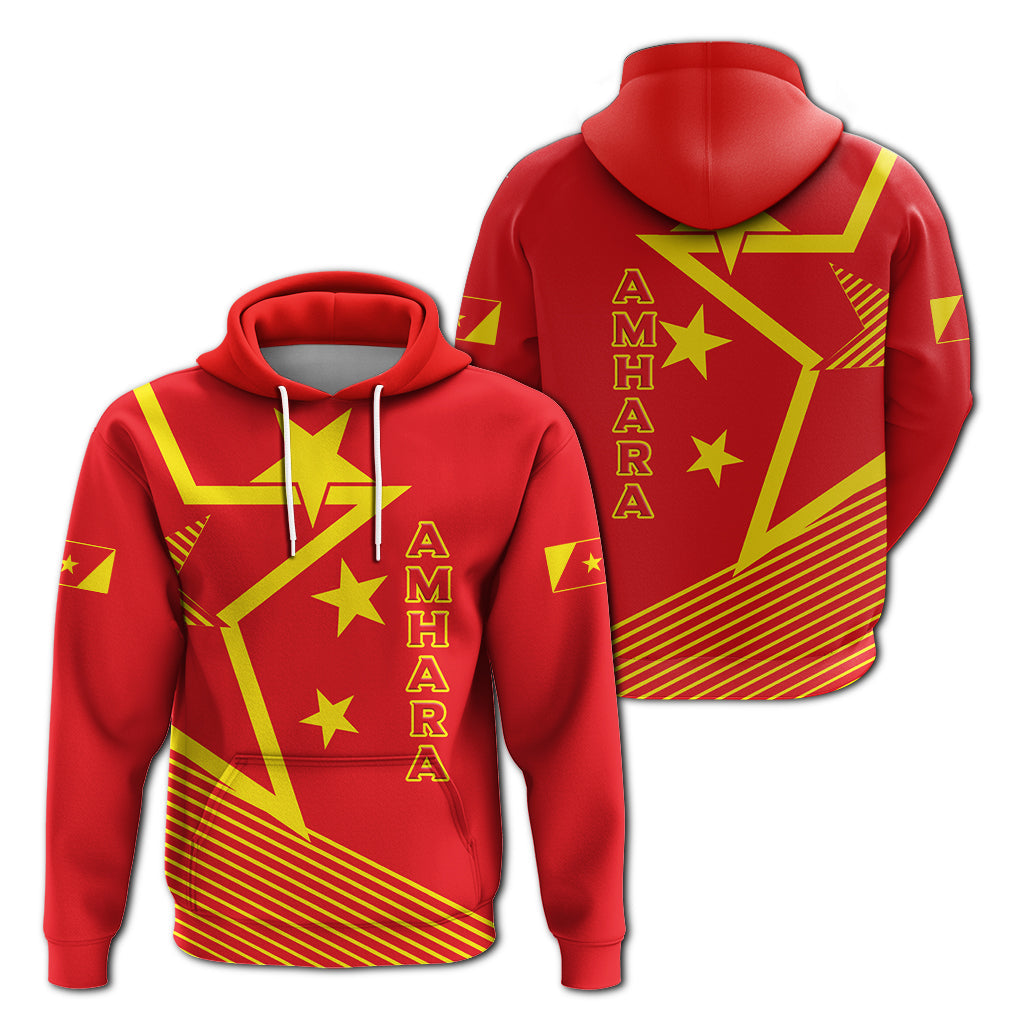 Amhara Region Legend Ethiopia Hoodie LT12 - Wonder Print Shop